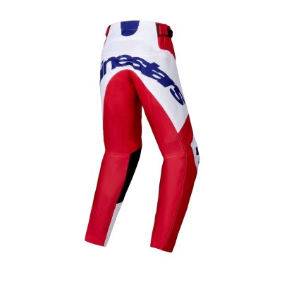 Pantalon Enfant Alpinestars Racer Veil Rouge Brillant Blanc 