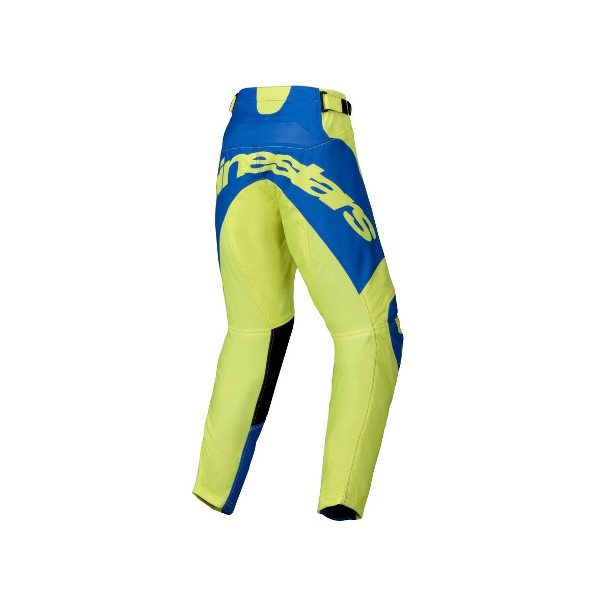 Pantalon Enfant Alpinestars Racer Veil Jaune Fluo Bleu 