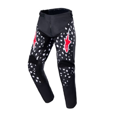 Pantalon enfant Alpinestars Racer North Noir Rouge Fluo 