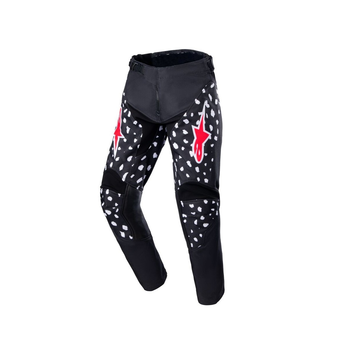 Pantalon enfant Alpinestars Racer North Noir Rouge Fluo 