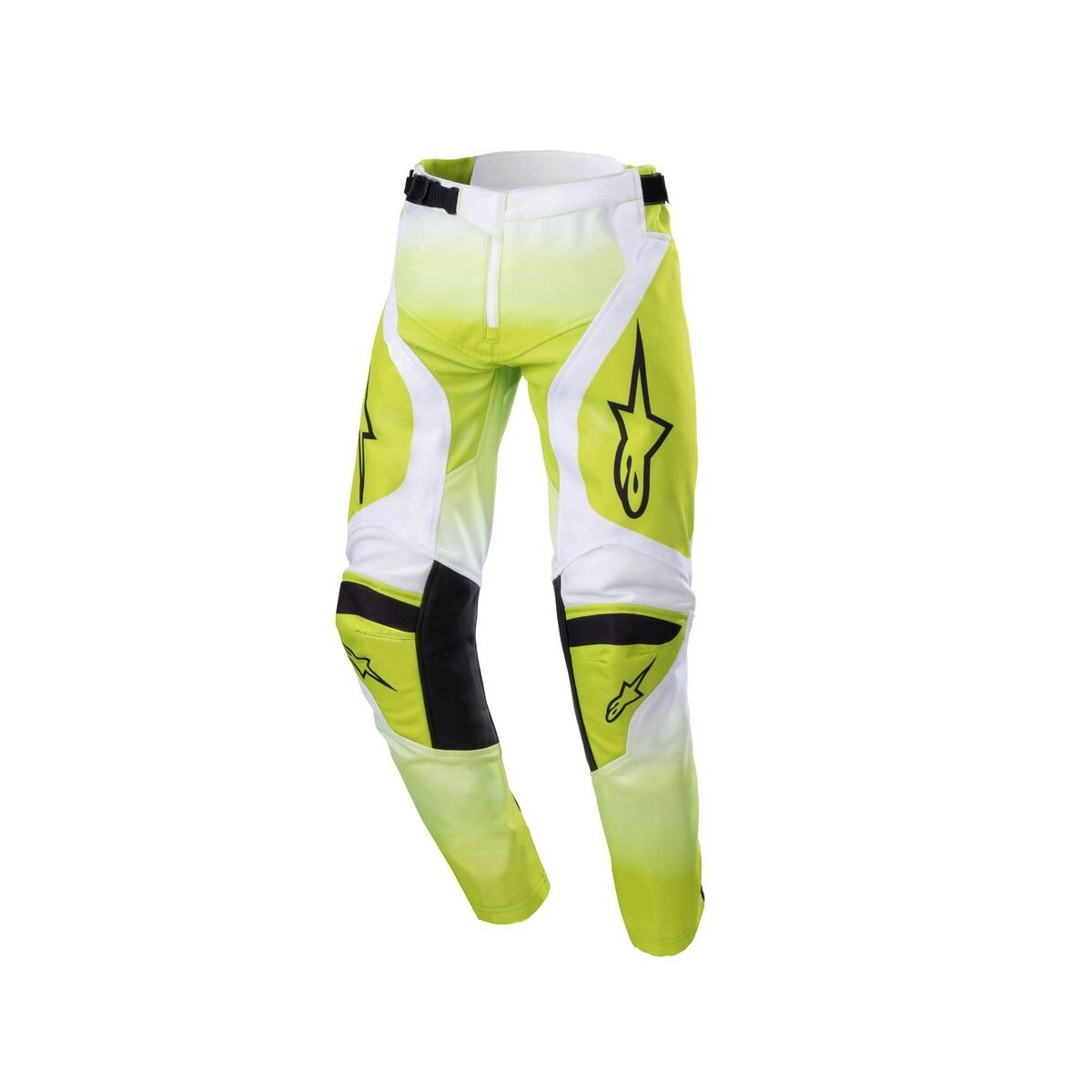 Pantalon Enfant Alpinestars Racer Push Jaune Fluo Blanc 