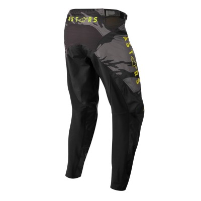 Pantalon Enfant Alpinestars Racer Tactical Noir Gris Camo Jaune Fluo 