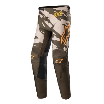 Pantalon Enfant Alpinestars Racer Tactical Militaire Sable Camouflage Tangerine 