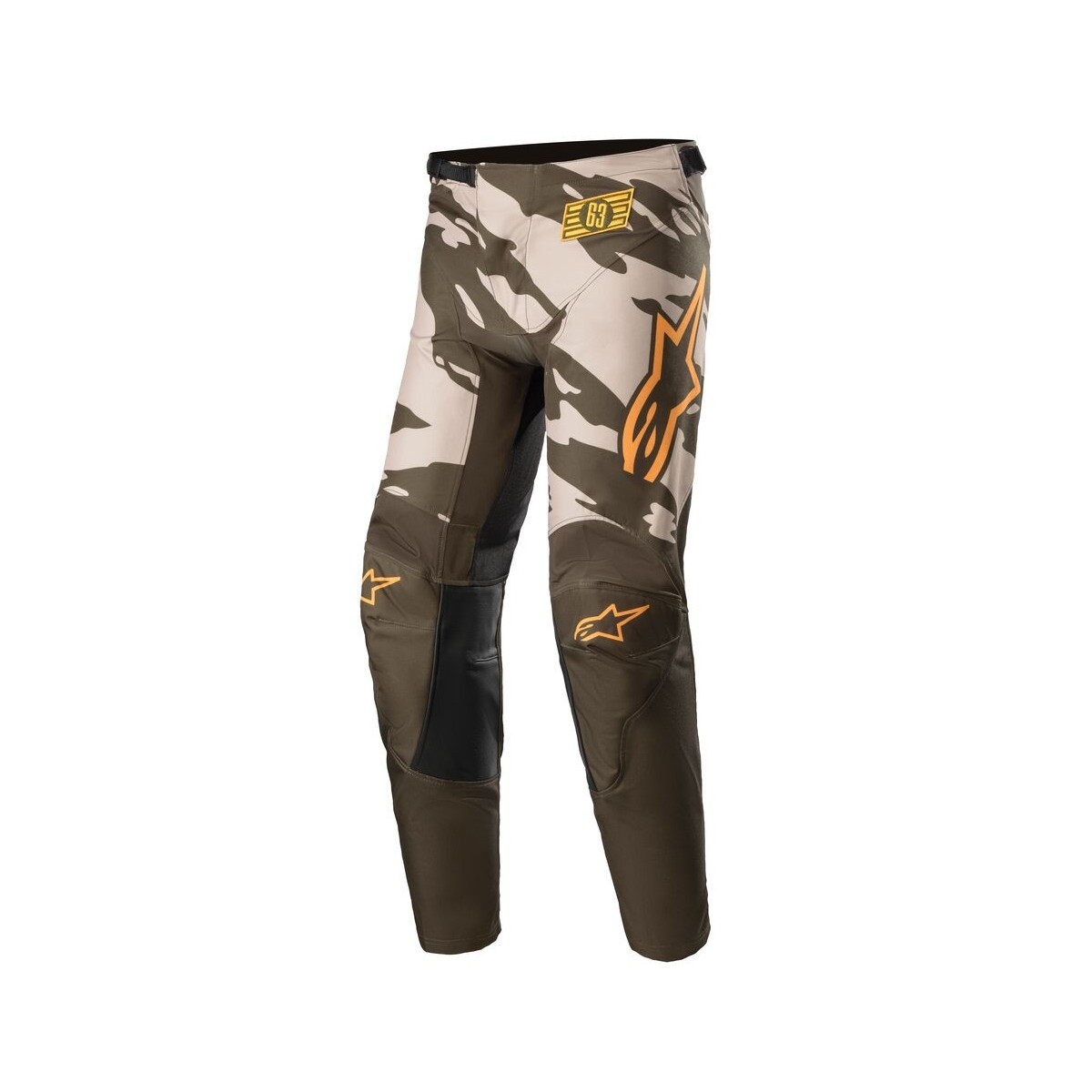 Pantalon Enfant Alpinestars Racer Tactical Militaire Sable Camouflage Tangerine 
