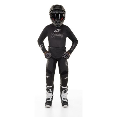 Pantalon Enfant Alpinestars Racer Graphite Noir Gris 