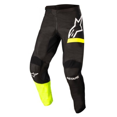Pantalon Enfant Alpinestars Racer Chaser Noir Jaune Fluo 