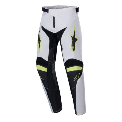 Pantalon Enfant Alpinestars Racer Lucent Blanc Rouge Fluo Jaune Fluo 