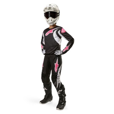 Pantalon Alpinestars Stella Fluid Noir Blanc 