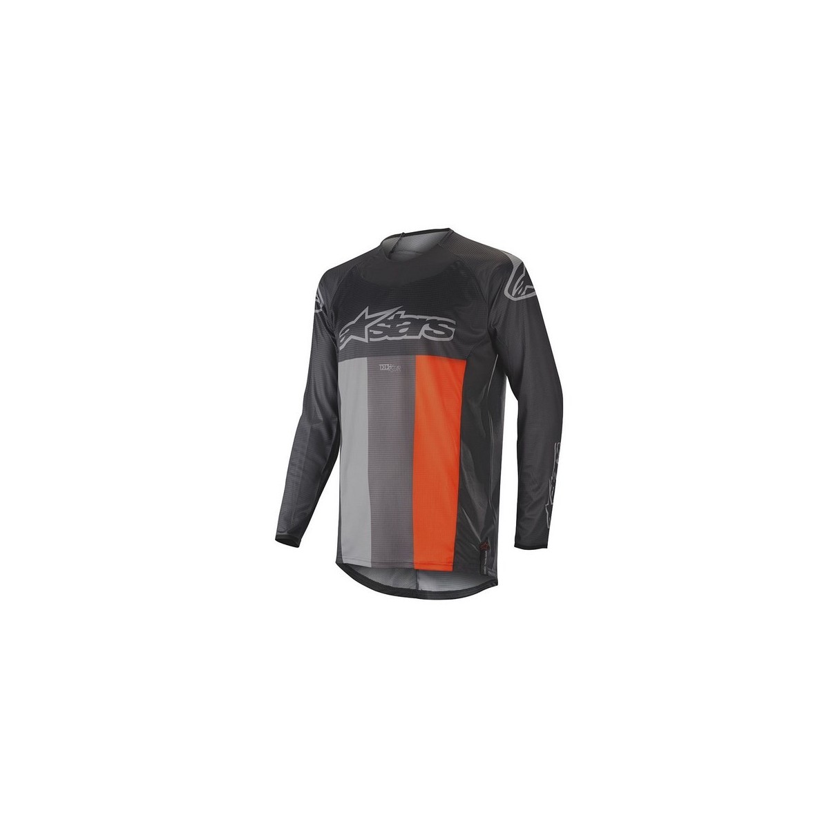 Maillot Alpinestars Techstar Venom Anthracite/Gris/Orange Fluo 