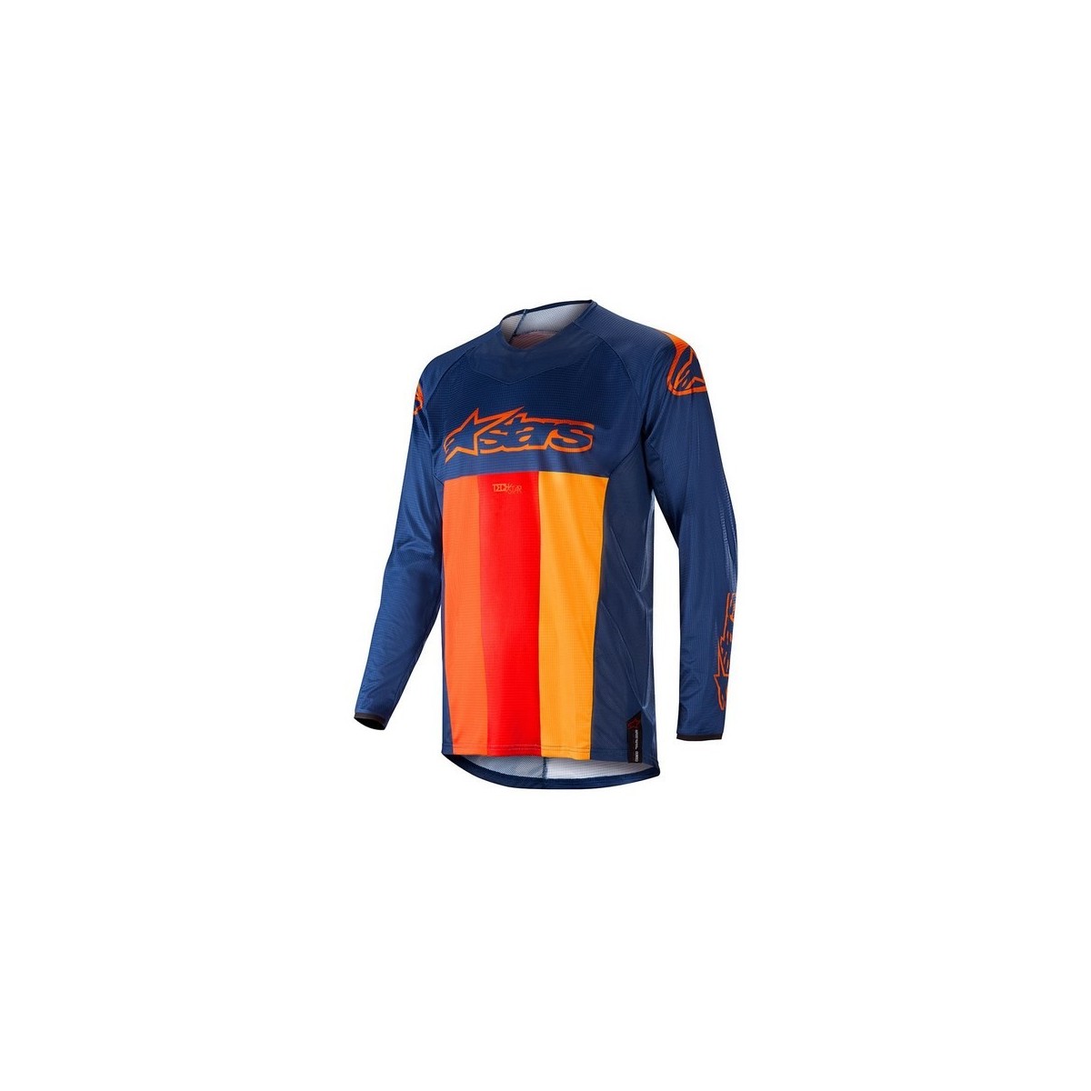 Maillot Alpinestars Techstar Venom Bleu Foncé/ Rouge/ Mandarine 