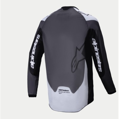 Maillot Alpinestars Enduro Pro-Dura Noir Magnet Blanc 