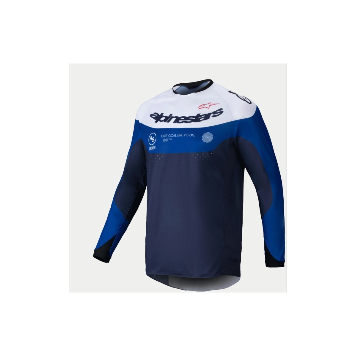 Maillot Alpinestars Enduro Pro-Dura Bleu Marine Bleu Blanc 