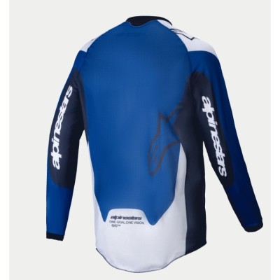 Maillot Alpinestars Enduro Pro-Dura Bleu Marine Bleu Blanc 
