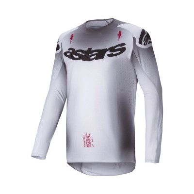 Maillot Alpinestars Supertech Maker Argent Noir 