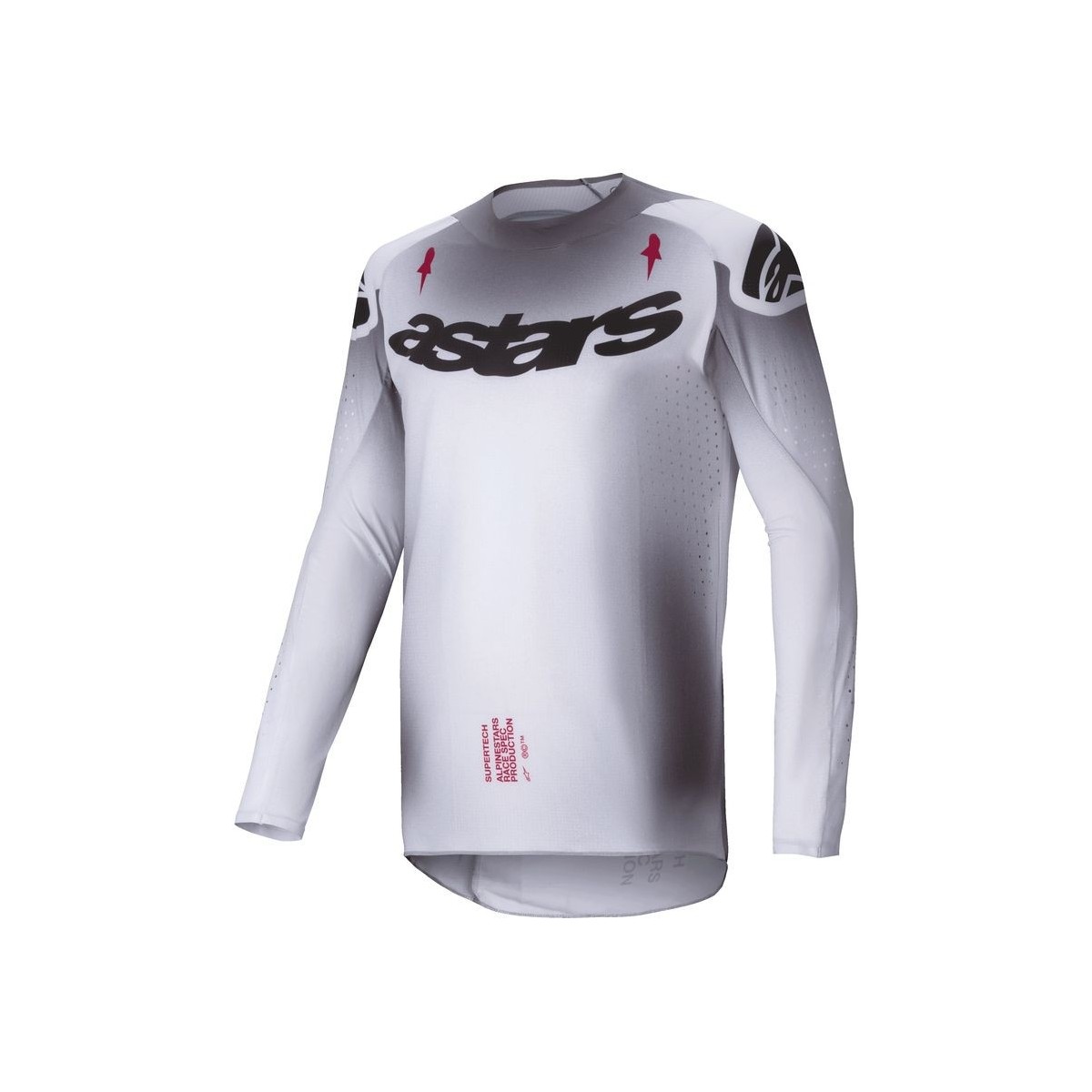 Maillot Alpinestars Supertech Maker Argent Noir 