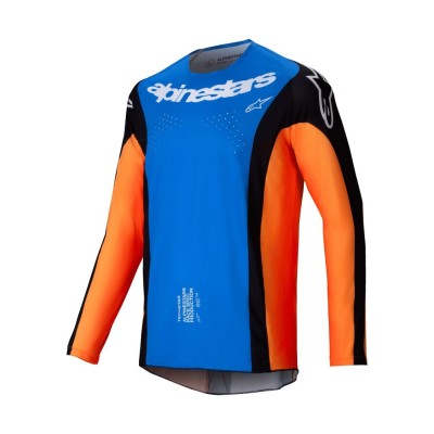 Maillot Alpinestars Techstar Melte Orange Bleu 