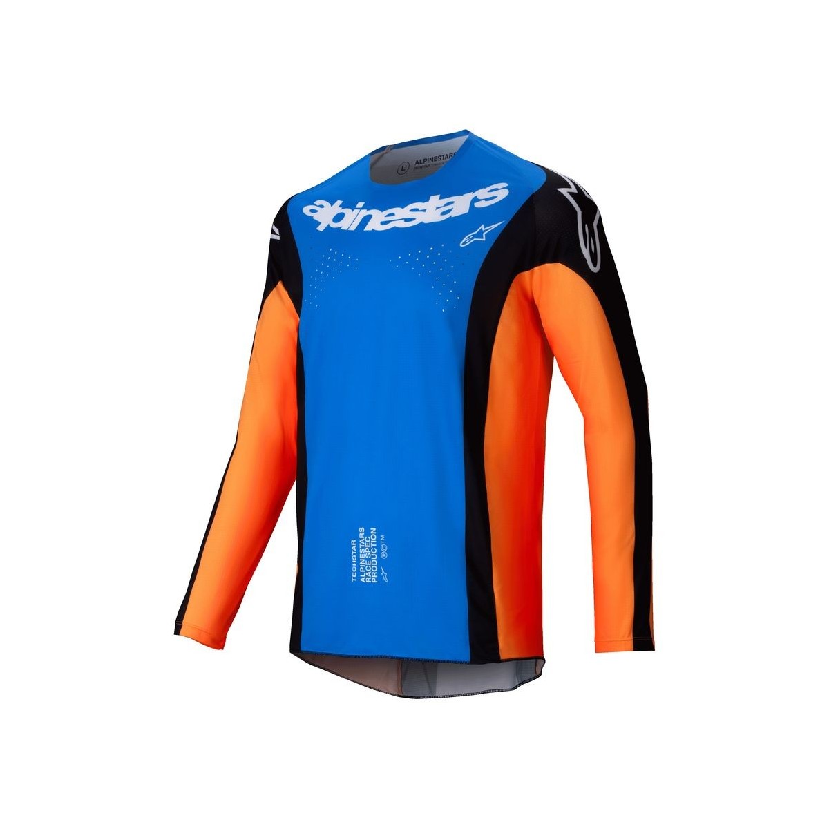 Maillot Alpinestars Techstar Melte Orange Bleu 