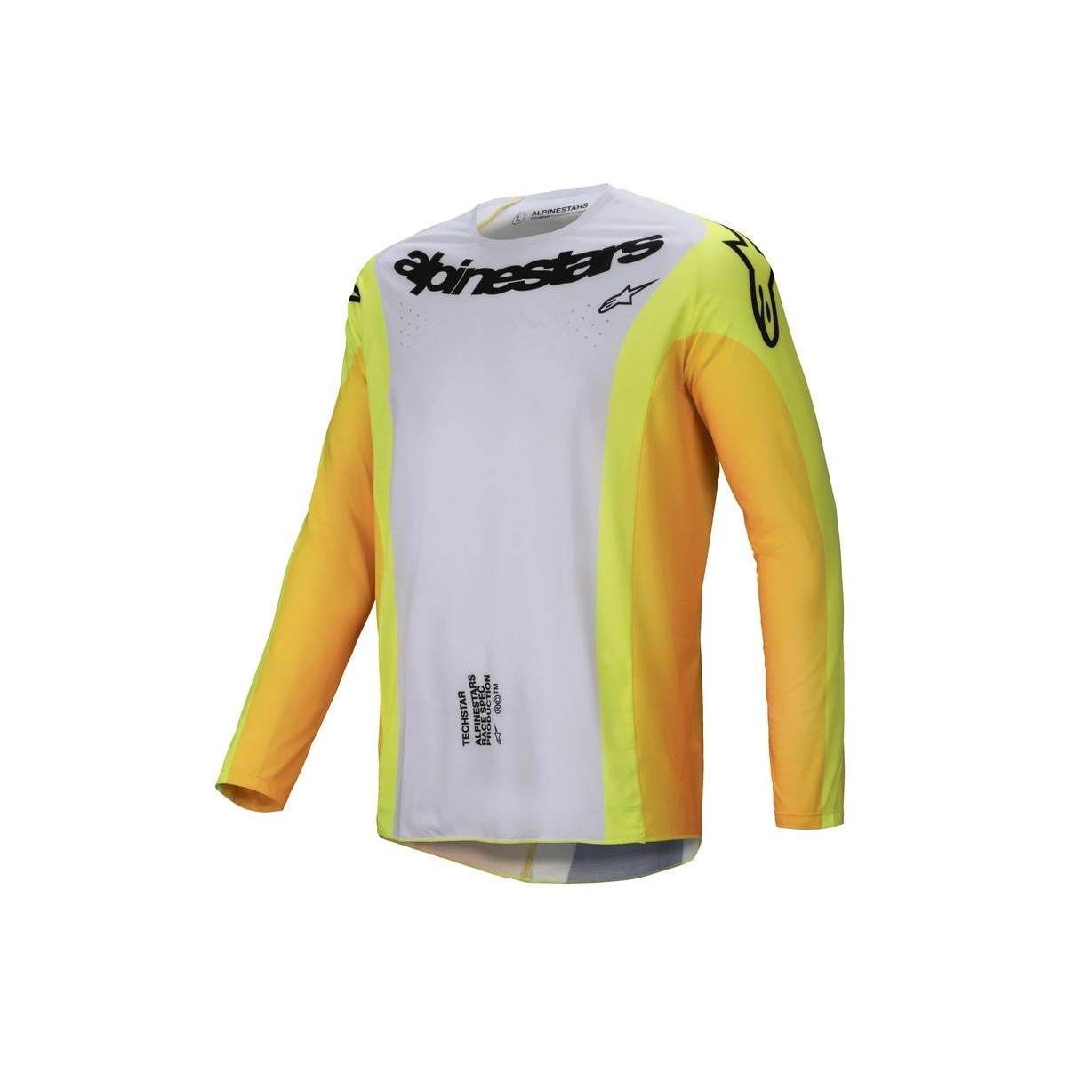 Maillot Alpinestars Techstar Melt Jaune Noir 