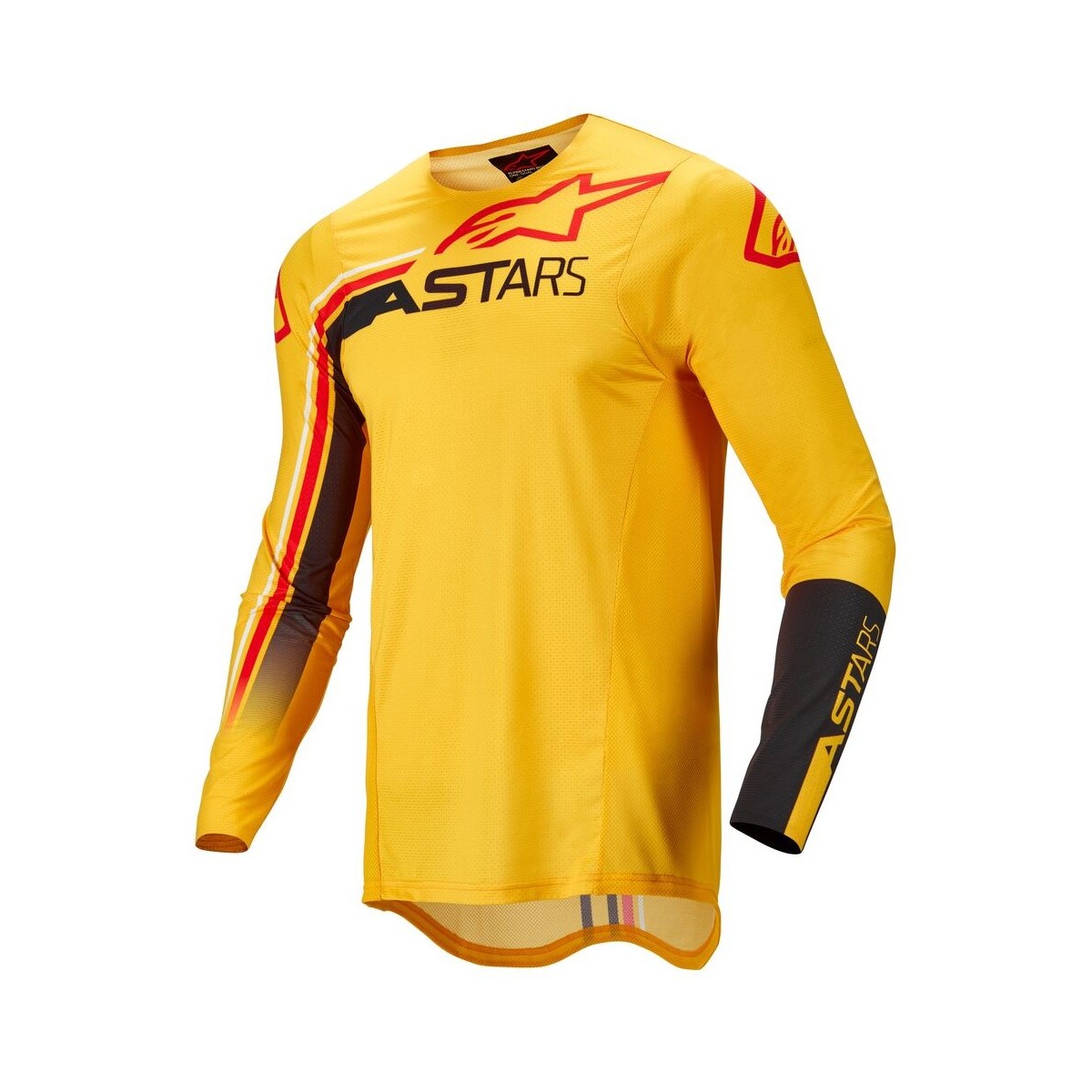 Maillot Alpinestars Supertech Blaze Jaune Noir Rouge 