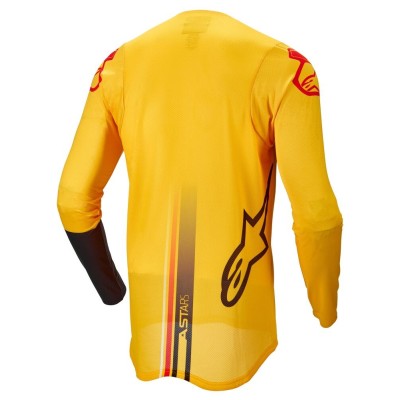 Maillot Alpinestars Supertech Blaze Jaune Noir Rouge 