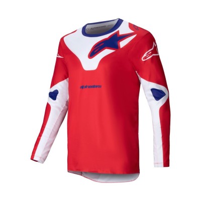 Maillot Alpinestars Racer Veil Rouge Blanc 