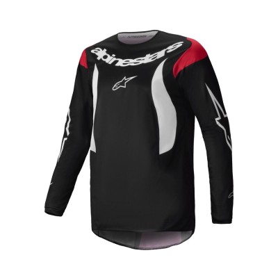 Maillot Alpinestars Fluid Haul Noir Blanc 
