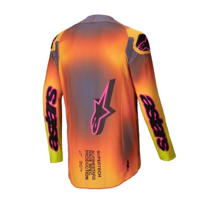 Maillot Alpinestars Supertech Lipan Jaune Rose 