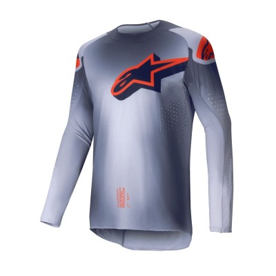 Maillot Alpinestars Supertech Lipan Gris Orange Fluo 