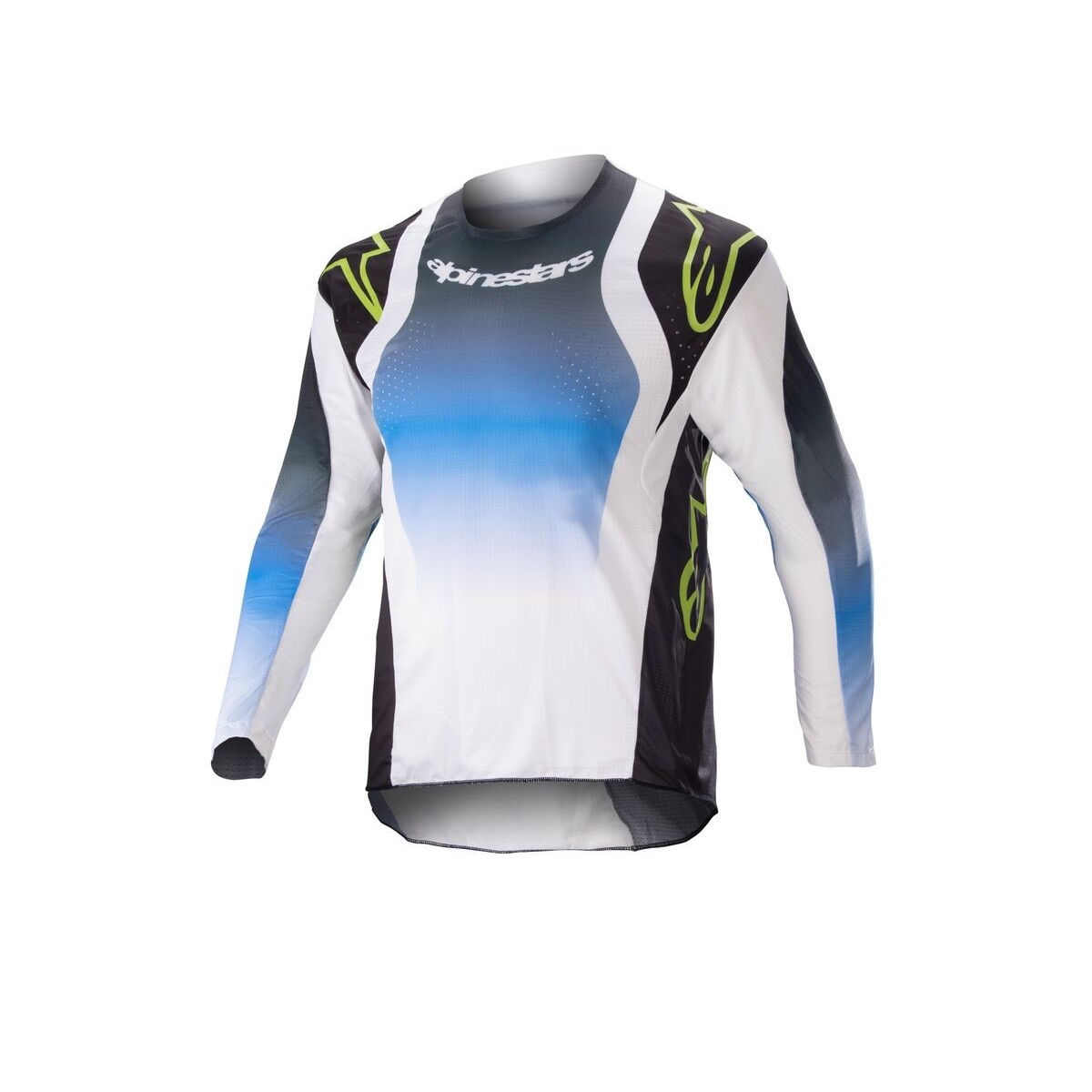 Maillot Alpinestars Techstar Push UCLA Nightlife Bleu Blanc 