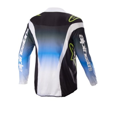 Maillot Alpinestars Techstar Push UCLA Nightlife Bleu Blanc 