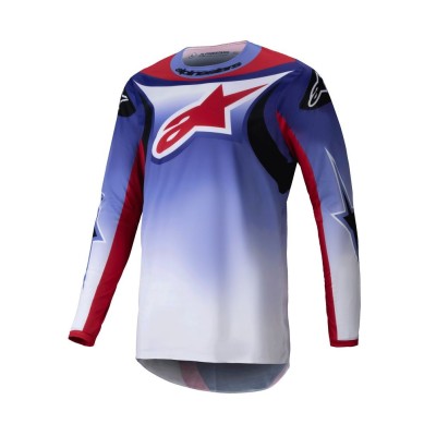 Maillot Alpinestars Fluid Wurx Violet Rouge 