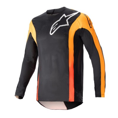 Maillot Alpinestars Techstar Sein Noir Hot Orange 