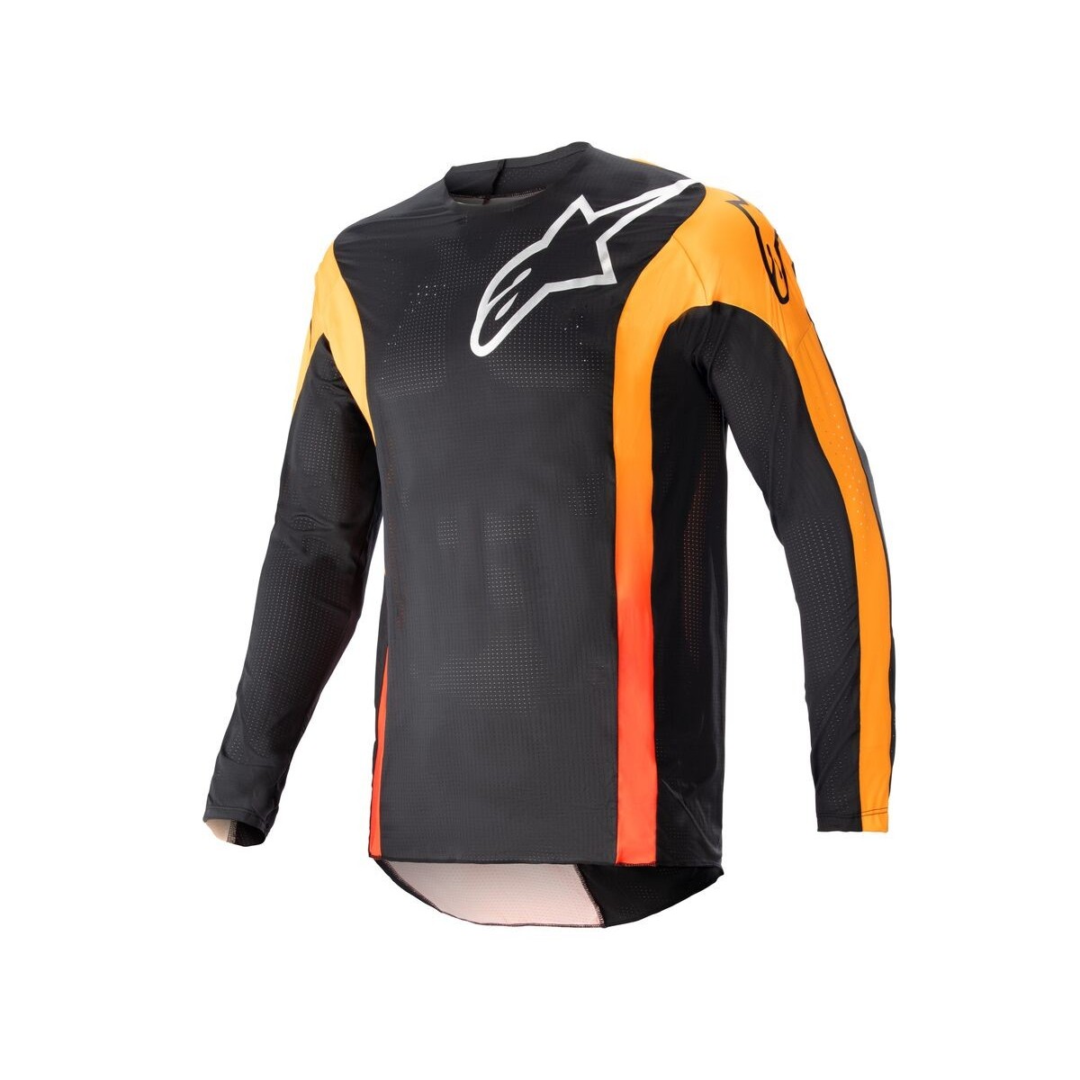 Maillot Alpinestars Techstar Sein Noir Hot Orange 