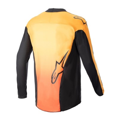 Maillot Alpinestars Techstar Sein Noir Hot Orange 