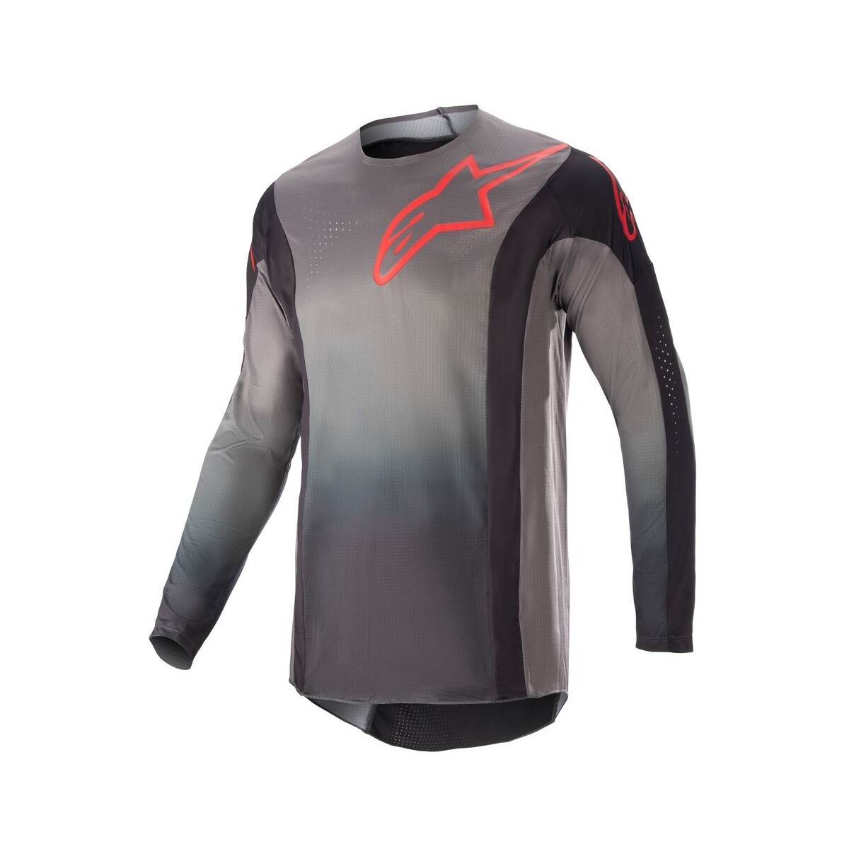 Maillot Alpinestars Techstar Sein Noir Rouge Fluo 