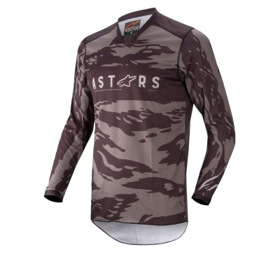 Maillot Alpinestars Racer Tactical Noir Gris  