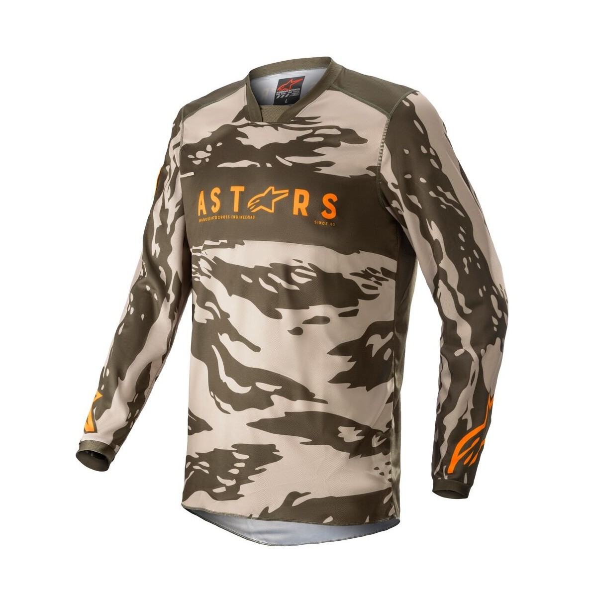 Maillot Alpinestars Racer Tactical Sable Camo Tangerine 