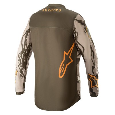 Maillot Alpinestars Racer Tactical Sable Camo Tangerine 