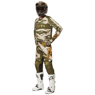 Maillot Alpinestars Racer Tactical Sable Camo Tangerine 
