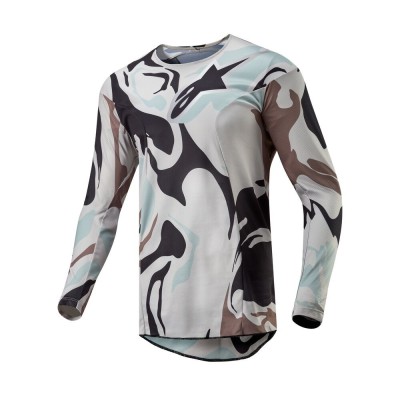 Maillot Alpinestars Racer Tactical Iron Camo Gris  