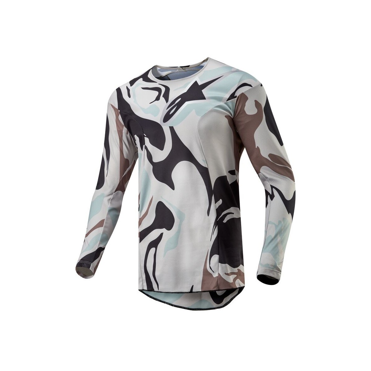 Maillot Alpinestars Racer Tactical Iron Camo Gris  