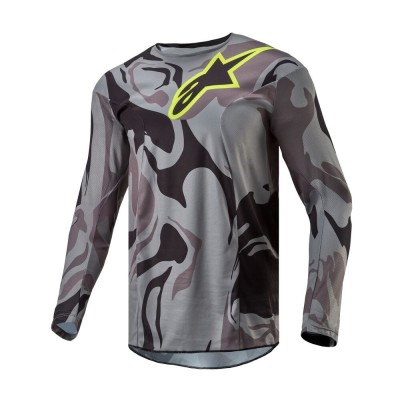 Maillot Alpinestars Racer Tactical Gris Camo Magnet 