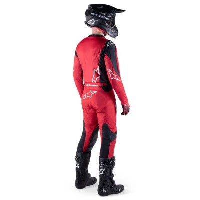 Maillot Alpinestars Racer Hoen Rouge Mars Noir  