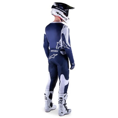 Maillot Alpinestars Racer Hoen Bleu Nuit Blanc 