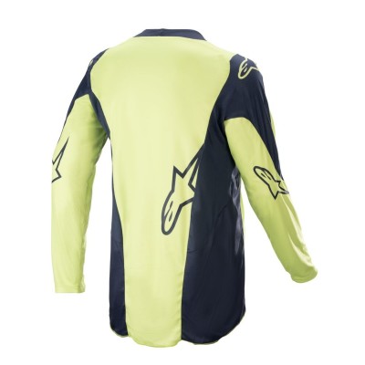 Maillot Alpinestars Racer Hoen Bleu Nuit Vert Fluo 