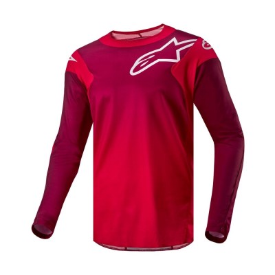Maillot Alpinestars Racer Hoen Rouge Mars Bordeaux 