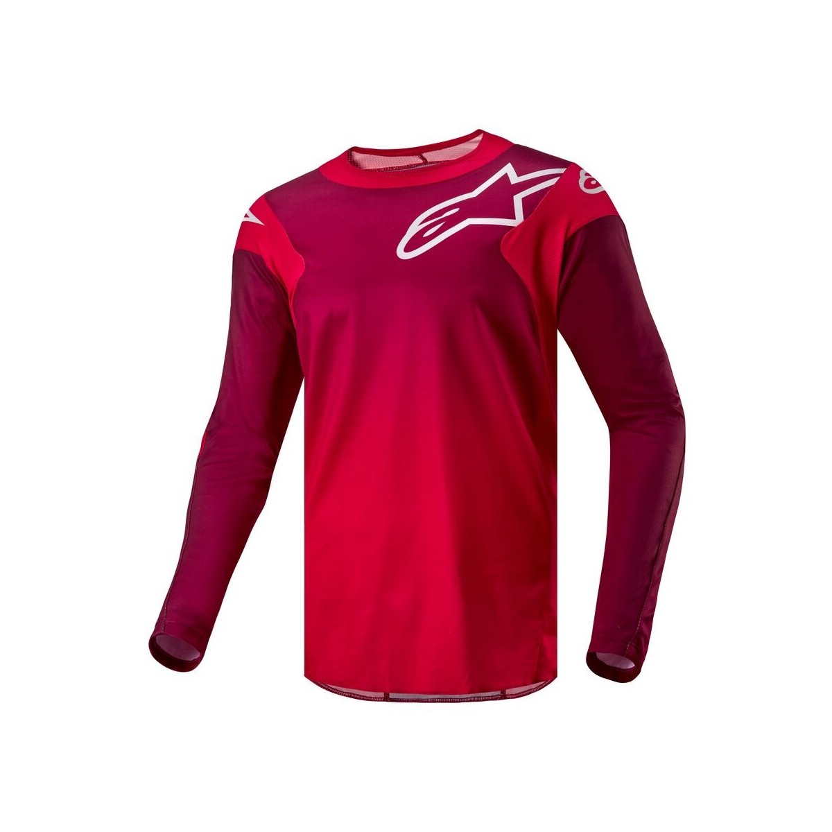 Maillot Alpinestars Racer Hoen Rouge Mars Bordeaux 