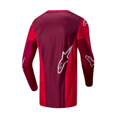 Maillot Alpinestars Racer Hoen Rouge Mars Bordeaux 