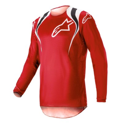Maillot Alpinestars Fluid Narin Rouge Mars Blanc 