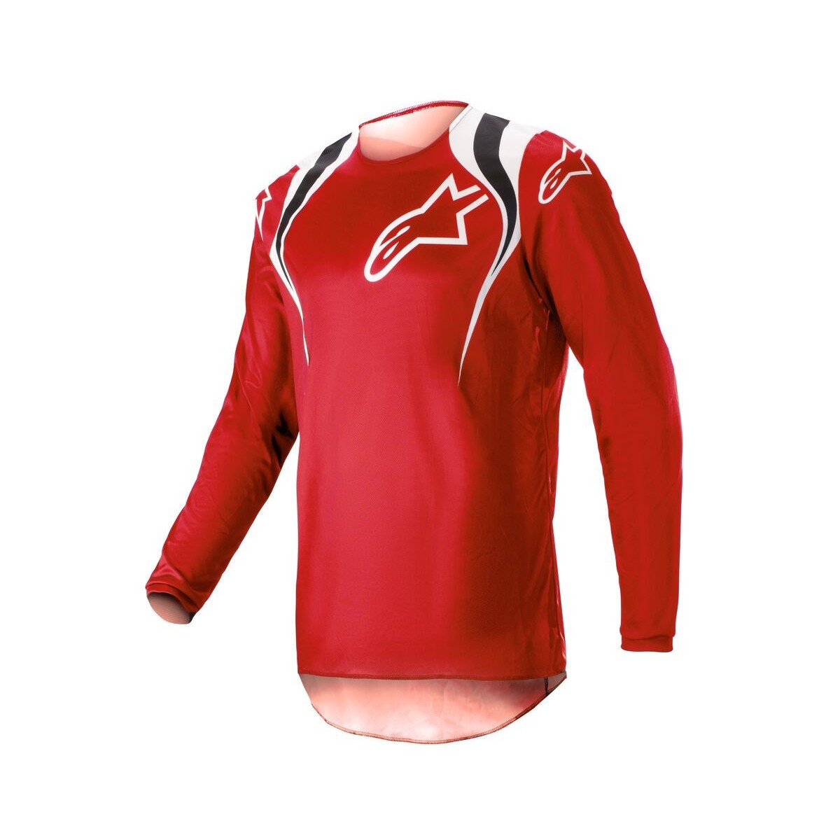Maillot Alpinestars Fluid Narin Rouge Mars Blanc 